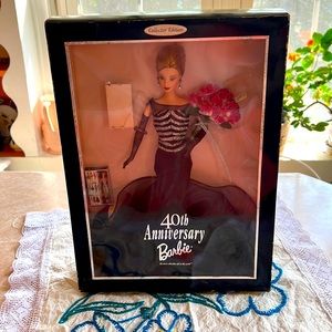 40th Anniversary Barbie
“The most collectible doll in the world” 1999